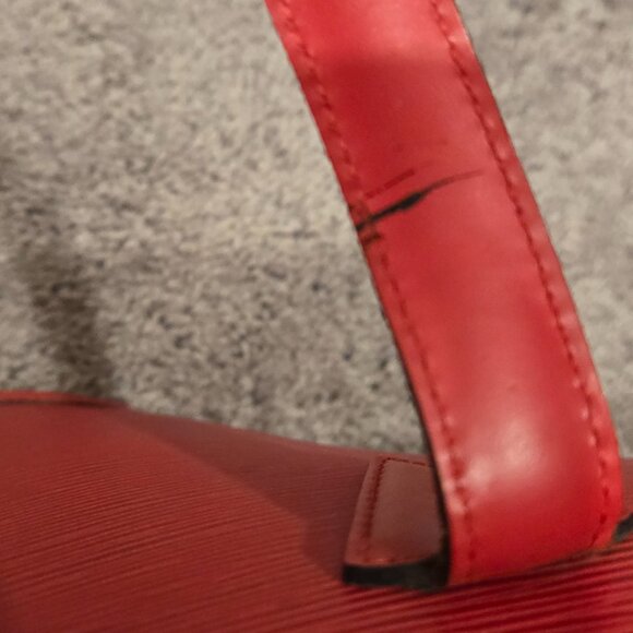100% authentic Louis Vuitton Saint Jacques Red shoulder bag A21924 LV Auth preow - Picture 10 of 11